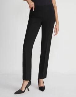 Finesse Crepe Bleecker Pant -Chic Daily Fashion mp505r 6147 black
