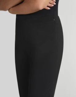 Finesse Crepe Bleecker Pant -Chic Daily Fashion mp505r 6147 black detail