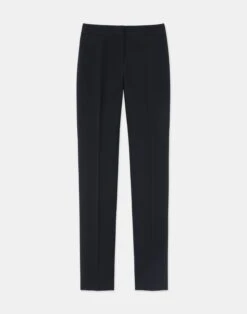 Wool-Silk Crepe Barrow Pant