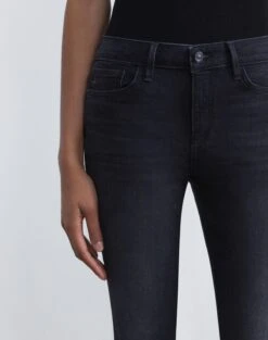 L148 Denim Mercer Skinny Jean -Chic Daily Fashion mpa83w 1m73 washed onyx detail