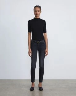 L148 Denim Mercer Skinny Jean -Chic Daily Fashion mpa83w 1m73 washed onyx full