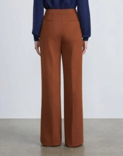 Responsible Wool Nouveau Crepe Dalton Pant 28 Responsible Wool Nouveau Crepe Dalton Pant -Chic Daily Fashion mpb18r 8036 copper back