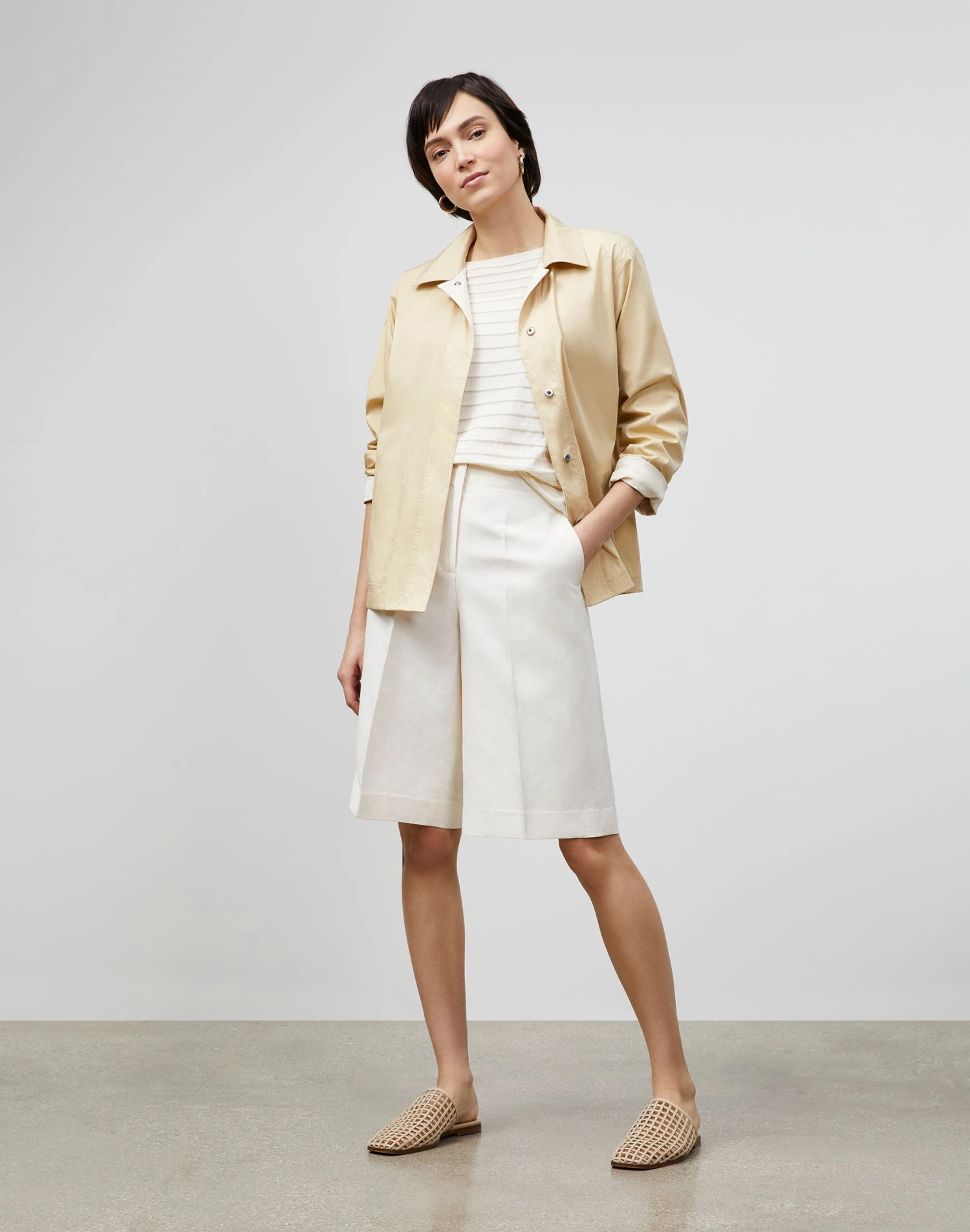 Silk-Linen Ryerson Bermuda Short 2 Silk-Linen Ryerson Bermuda Short - Image 2