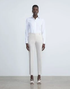 Stretch Wool Clinton Ankle Pant -Chic Daily Fashion mpc29r 1p40 bisque full