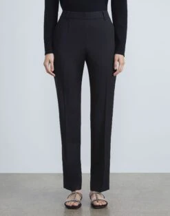 Stretch Wool Clinton Ankle Pant -Chic Daily Fashion mpc29r 1p40 black