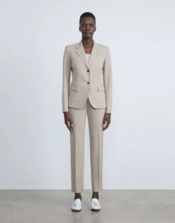 Stretch Wool Clinton Ankle Pant -Chic Daily Fashion mpc29r 1p40 taupe full