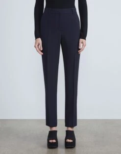 Finesse Crepe Clinton Ankle Pant -Chic Daily Fashion mpc29r 6147 navy
