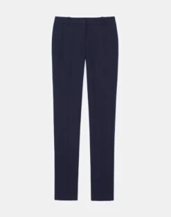 Finesse Crepe Clinton Ankle Pant -Chic Daily Fashion mpc29r 6147 navy flat