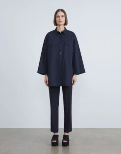 Finesse Crepe Clinton Ankle Pant -Chic Daily Fashion mpc29r 6147 navy full