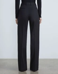 Stretch Wool Gates Pant -Chic Daily Fashion mpc77r 1p40 black back