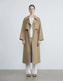 Wool-Silk Crepe Gates Pant -Chic Daily Fashion mpc77r 1u35 cloud full