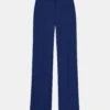Wool-Silk Crepe Gates Pant