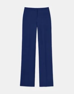 Wool-Silk Crepe Gates Pant