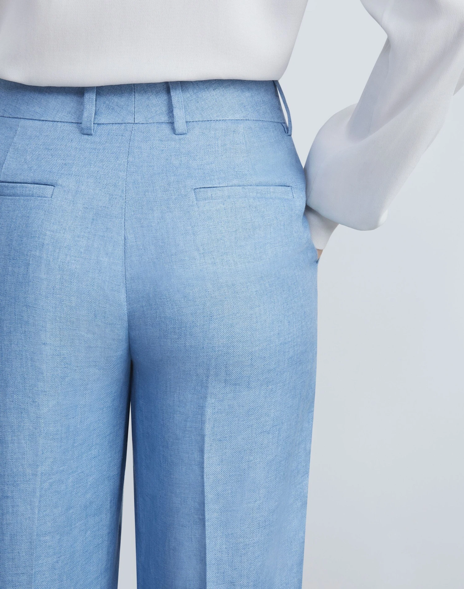 Linen Twill Mélange Gates Pant 5 Linen Twill Mélange Gates Pant - Image 5