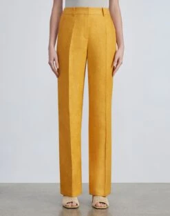 Linen Twill Mélange Gates Pant 19 Linen Twill Mélange Gates Pant -Chic Daily Fashion mpc77r 1x35 golden medallion melange