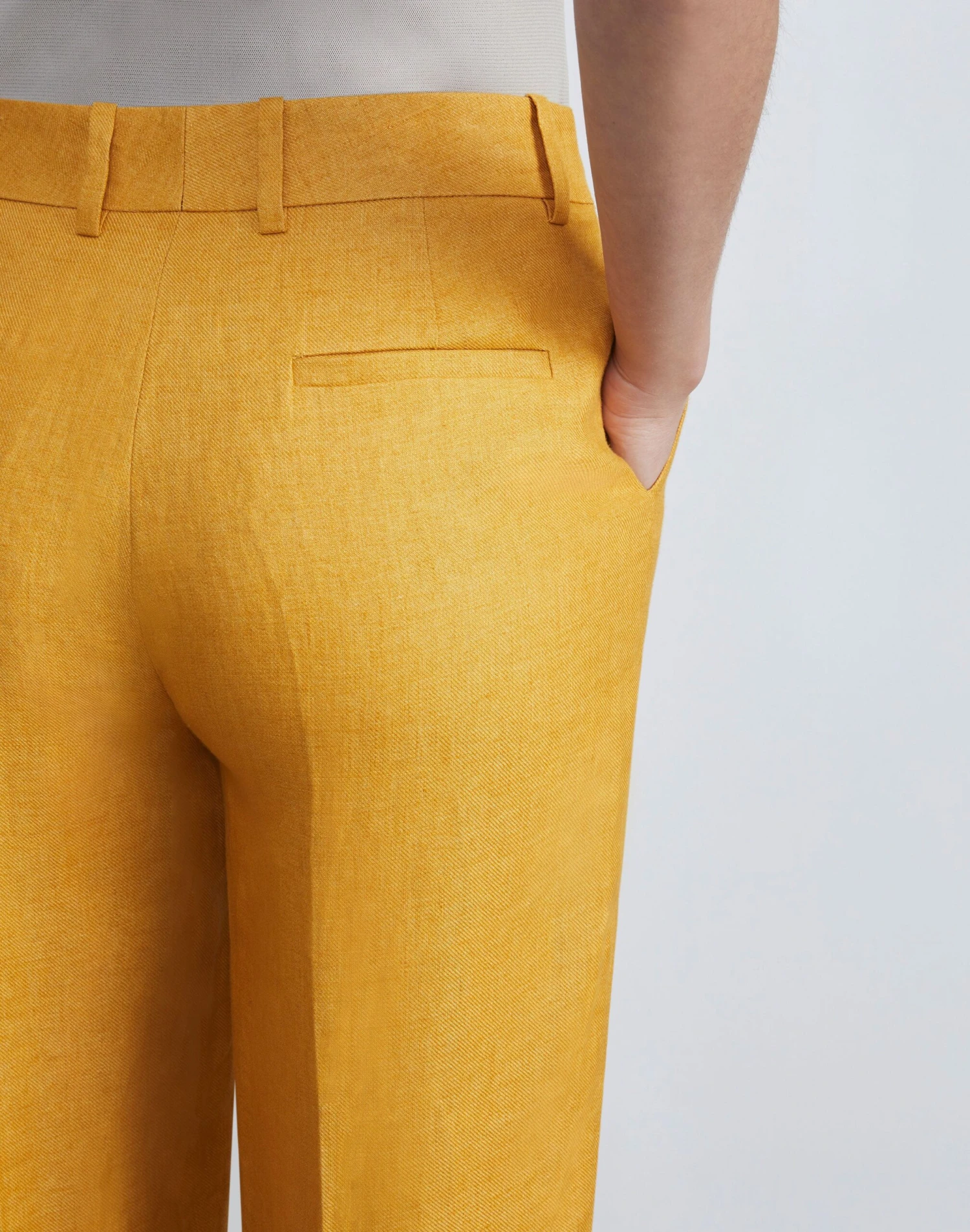 Linen Twill Mélange Gates Pant 9 Linen Twill Mélange Gates Pant - Image 9