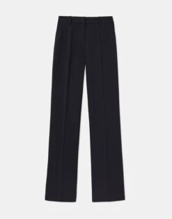 Finesse Crepe Gates Full-Leg Pant -Chic Daily Fashion mpc77r 6147 black flat