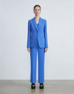 Finesse Crepe Gates Full-Leg Pant -Chic Daily Fashion mpc77r 6147 classic cobalt full