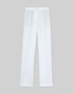 Finesse Crepe Gates Full-Leg Pant