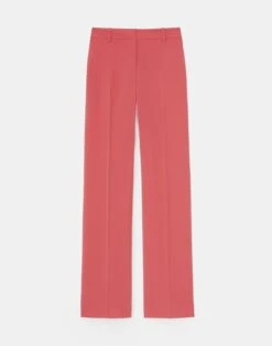 Finesse Crepe Gates Full-Leg Pant -Chic Daily Fashion mpc77r 6147 vibrant coral flat