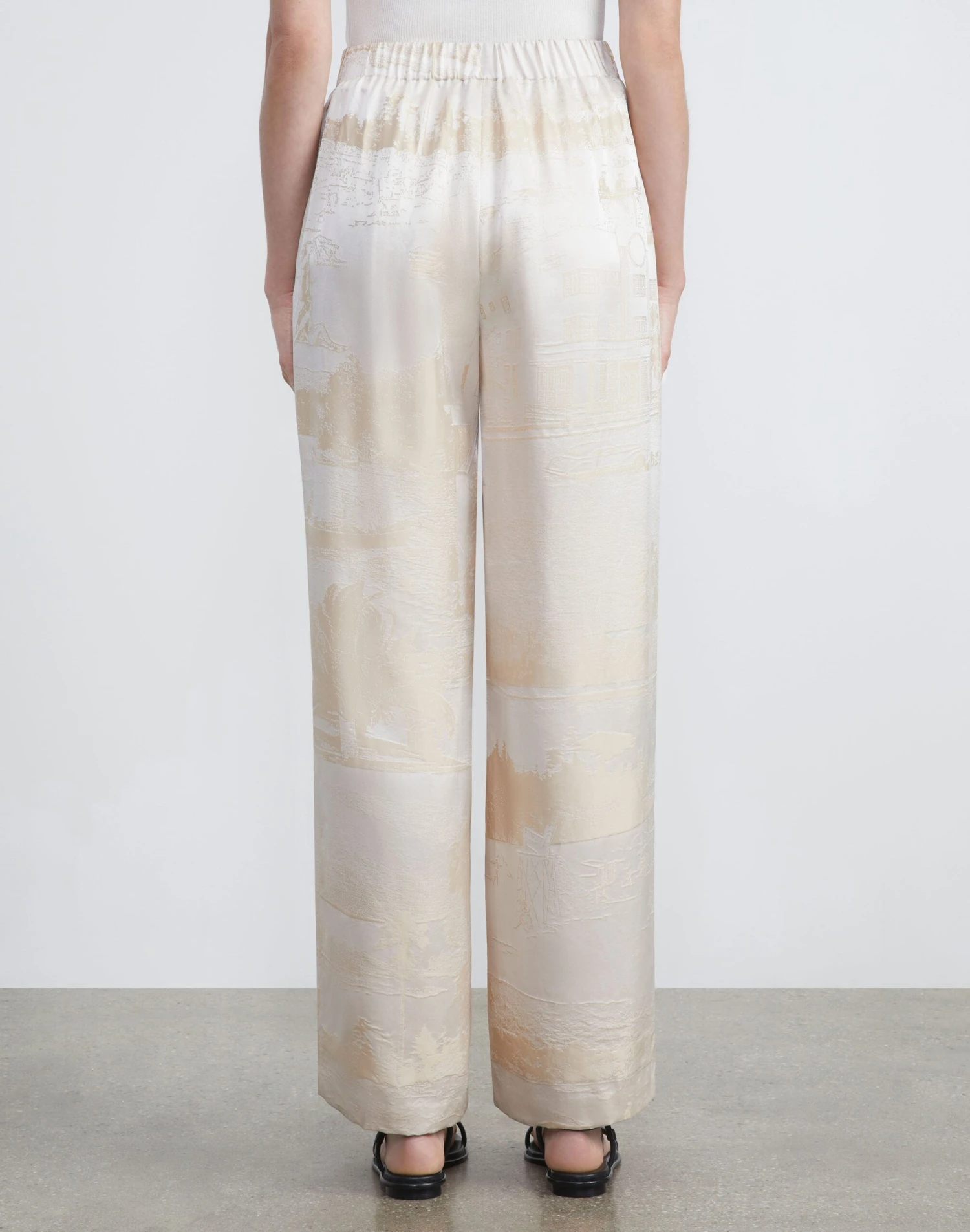 Postcards Jacquard Silk Riverside Pant 3 Postcards Jacquard Silk Riverside Pant - Image 3