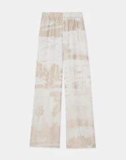 Postcards Jacquard Silk Riverside Pant