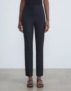 Stretch Twill Manhattan Skinny Ankle Pant -Chic Daily Fashion mpd16r 9458 black