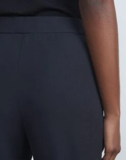 Stretch Twill Manhattan Skinny Ankle Pant -Chic Daily Fashion mpd16r 9458 black detail2