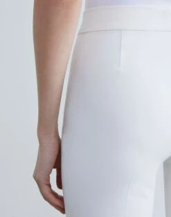 Stretch Twill Manhattan Skinny Ankle Pant -Chic Daily Fashion mpd16r 9458 sea salt detail2