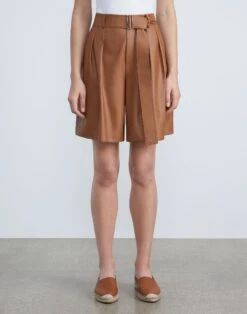 Nappa Leather Myrtle Short -Chic Daily Fashion mpd19r l203 copper
