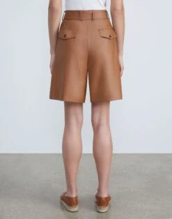 Nappa Leather Myrtle Short -Chic Daily Fashion mpd19r l203 copper back