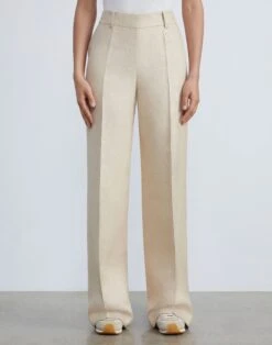 Flax Linen Canvas Sullivan Pant -Chic Daily Fashion mpd32v 1x37 light dune