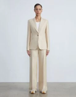 Flax Linen Canvas Sullivan Pant -Chic Daily Fashion mpd32v 1x37 light dune full