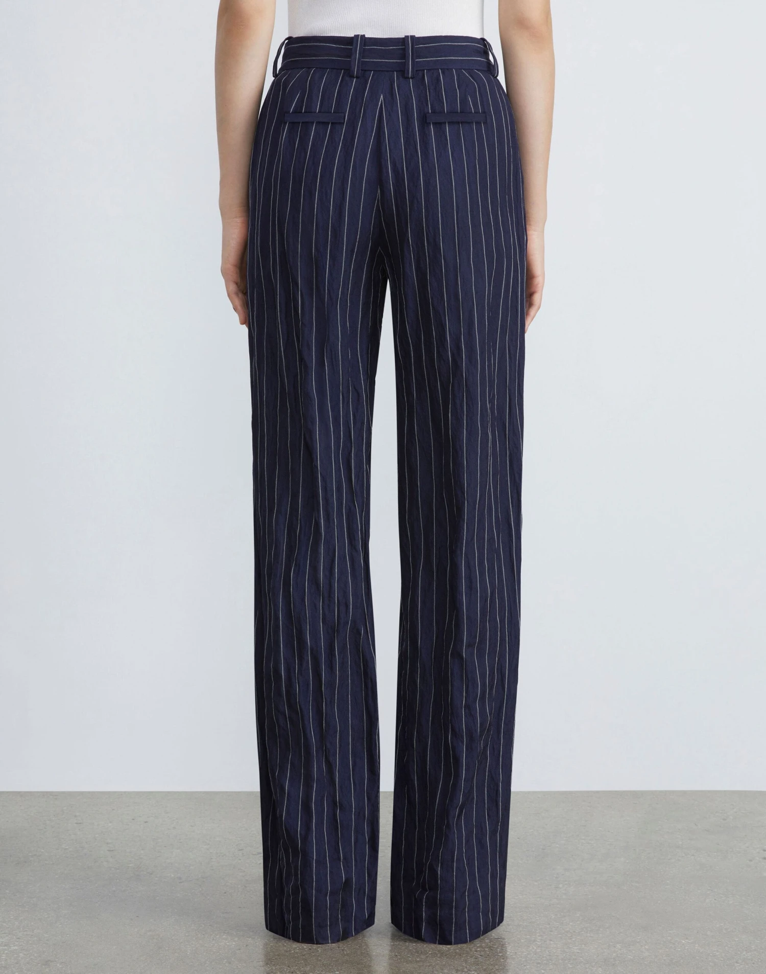 Utility Stripe Viscose-Cotton Sullivan Pant 3 Utility Stripe Viscose-Cotton Sullivan Pant - Image 3