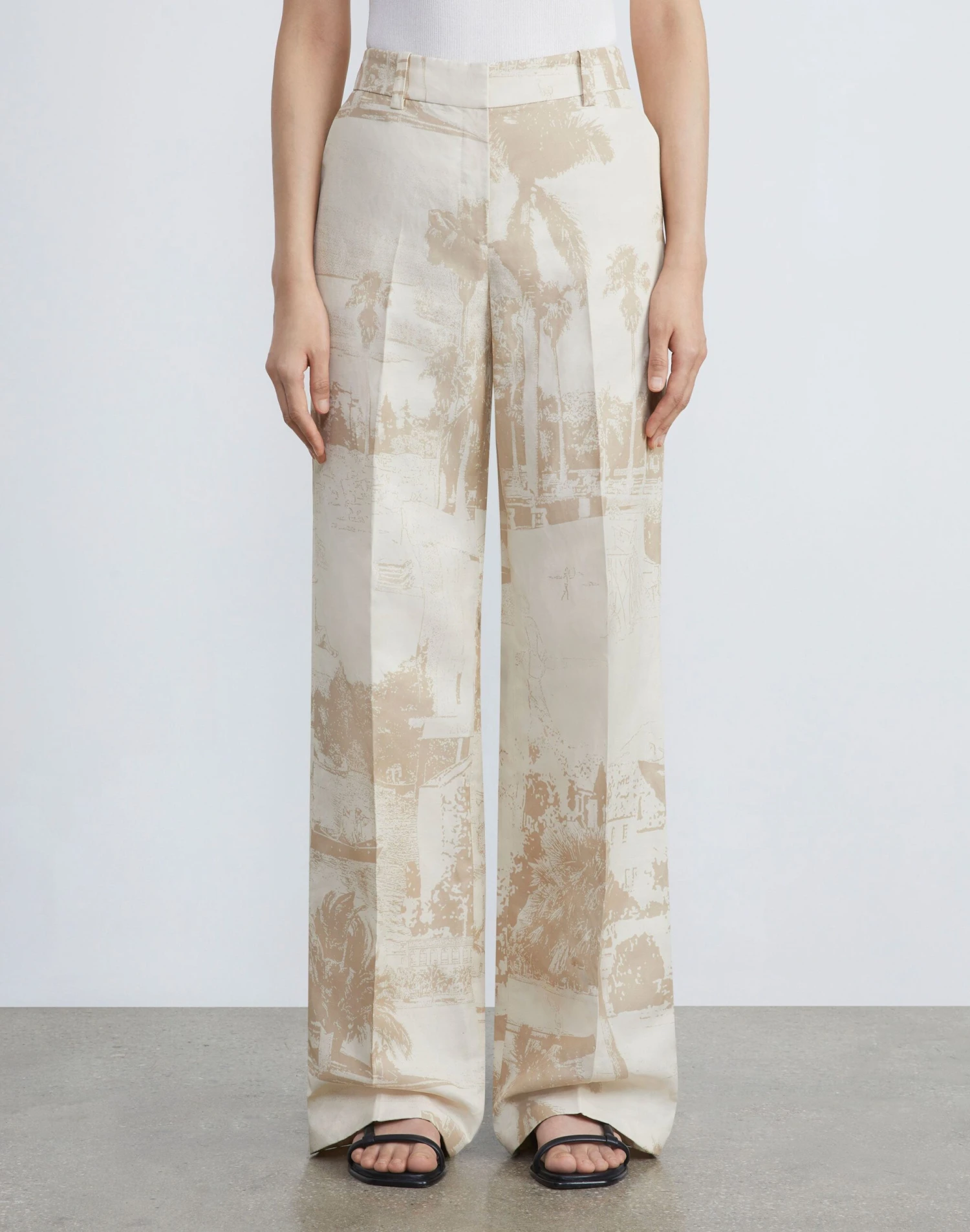 Postcards Print Viscose-Linen Sullivan Pant 3 Postcards Print Viscose-Linen Sullivan Pant - Image 3