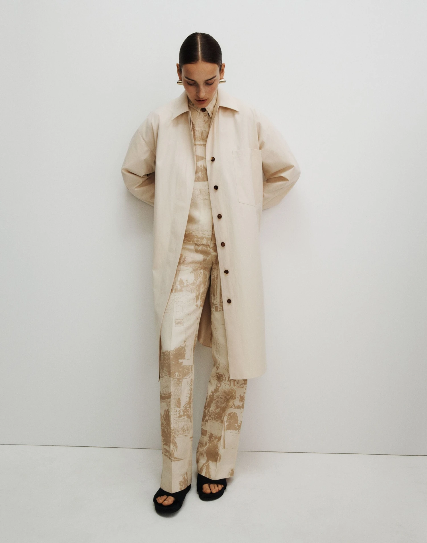 Postcards Print Viscose-Linen Sullivan Pant 6 Postcards Print Viscose-Linen Sullivan Pant - Image 6