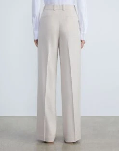 Cashmere-Wool Mélange Sullivan Pant 8 Cashmere-Wool Mélange Sullivan Pant -Chic Daily Fashion mpd32v 5255 oatmeal melange back