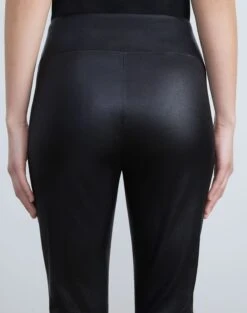 Stretch Nappa Leather Greenwich Legging -Chic Daily Fashion mpd49r l034 black detail2