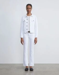 L148 Denim Mercer Kick-Flare Jean -Chic Daily Fashion mpd50w 1m55 washed plaster full