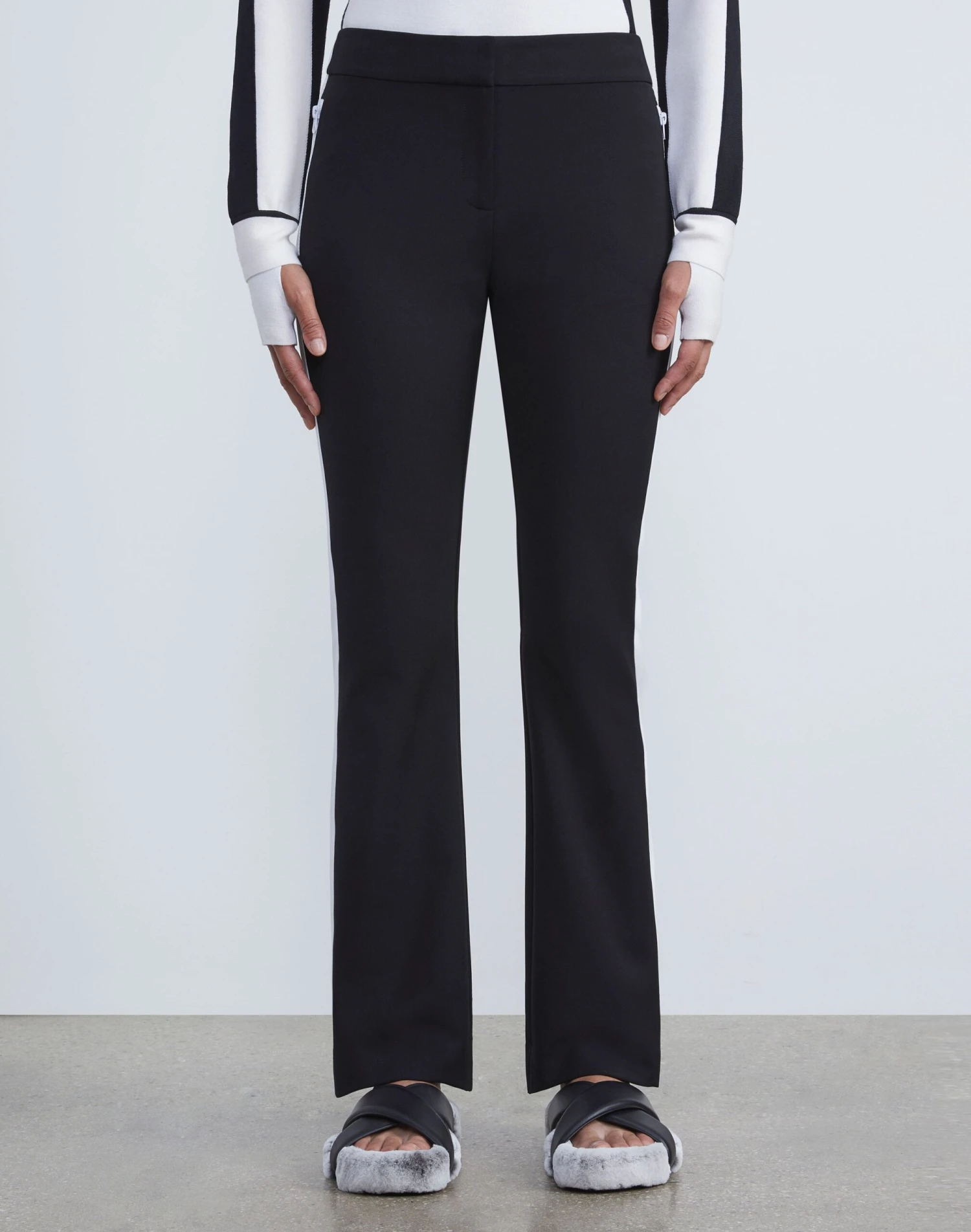 Acclaimed Stretch Manhattan Striped Flared Slim Pant 3 Acclaimed Stretch Manhattan Striped Flared Slim Pant - Image 3
