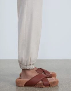 Cashmere-Wool Mélange Relaxed Jogger Pant 9 Cashmere-Wool Mélange Relaxed Jogger Pant -Chic Daily Fashion mpd60r 5255 oatmeal melange detail2