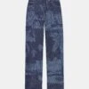 L148 Denim Postcards Laser Print York Jean