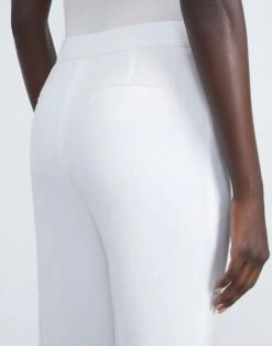 Finesse Crepe Gates Side-Zip Flared Pant -Chic Daily Fashion mpd65r 6147 cloud detail2