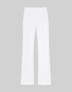 Finesse Crepe Gates Side-Zip Flared Pant -Chic Daily Fashion mpd65r 6147 cloud flat