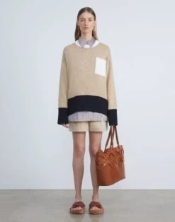 Cotton Twill Sullivan Short -Chic Daily Fashion mpd67r 1t31 dune full