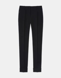Finesse Crepe Essex Slim Pant -Chic Daily Fashion mpd72r 6147 black flat