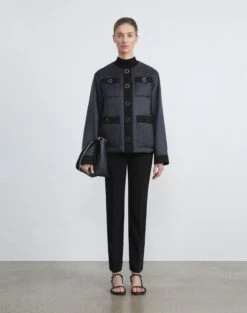 Finesse Crepe Essex Slim Pant -Chic Daily Fashion mpd72r 6147 black full