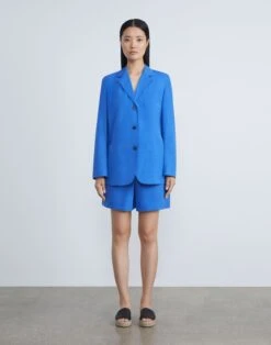 Organic Cotton Poplin Riverside Short -Chic Daily Fashion mpd84r 1r48 classic cobalt full