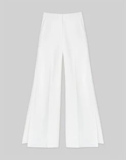 Finesse Crepe Franklin Wide Leg Ankle Pant