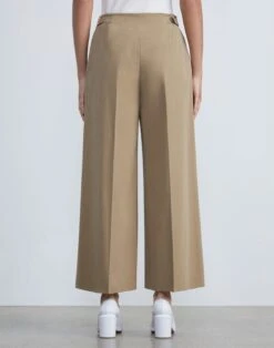 Cotton Twill Bowery Pant -Chic Daily Fashion mpd89r 1x52 cadet khaki back